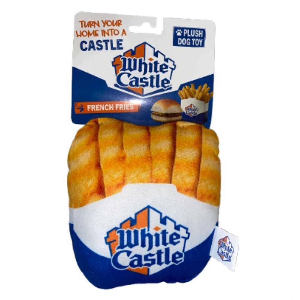 Plush Dog Toy - White Castle French fries